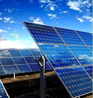 Solar Panels and the sky