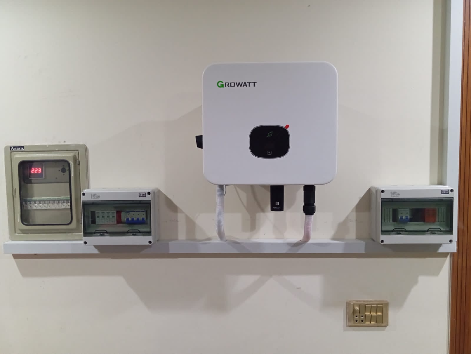 Inverter of Kwatt is installed