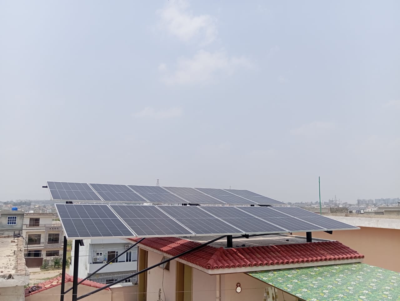 solar panel solution for residential areas