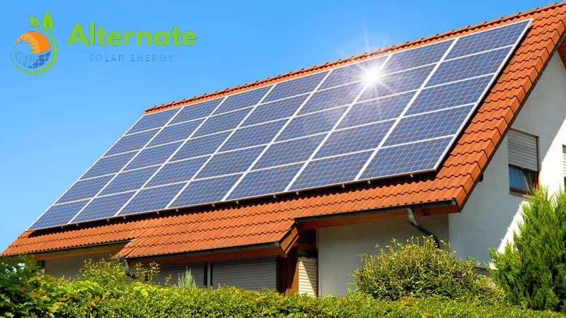 A Home Use Solar Power energy from the sun